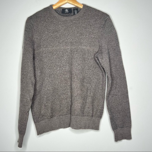Calvin Klein Italian Yarn Merino Wool Sweater Sz S/M - Picture 2 of 9
